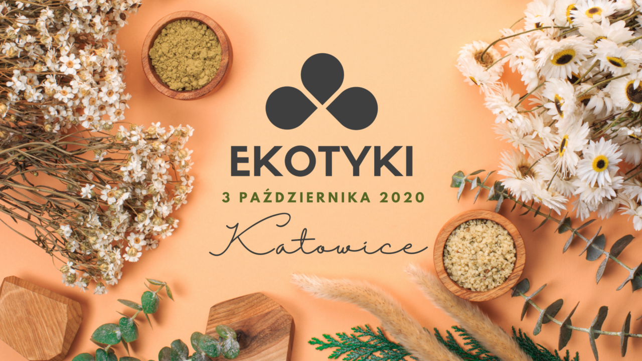Grafika reklamująca Ekotyki Katowice